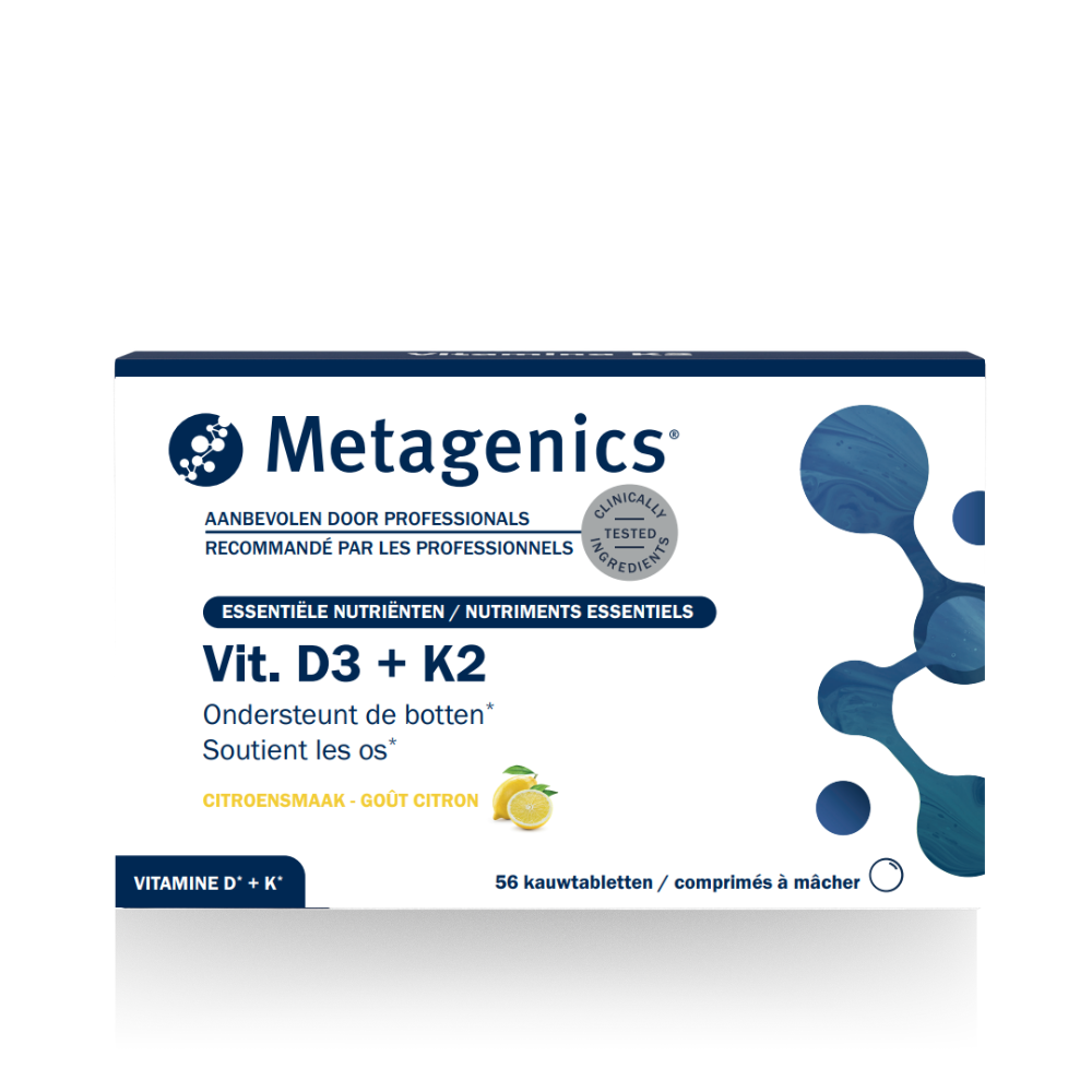 Metagenics Vitamine D3 +K2 NFD 56 kauwtabletten