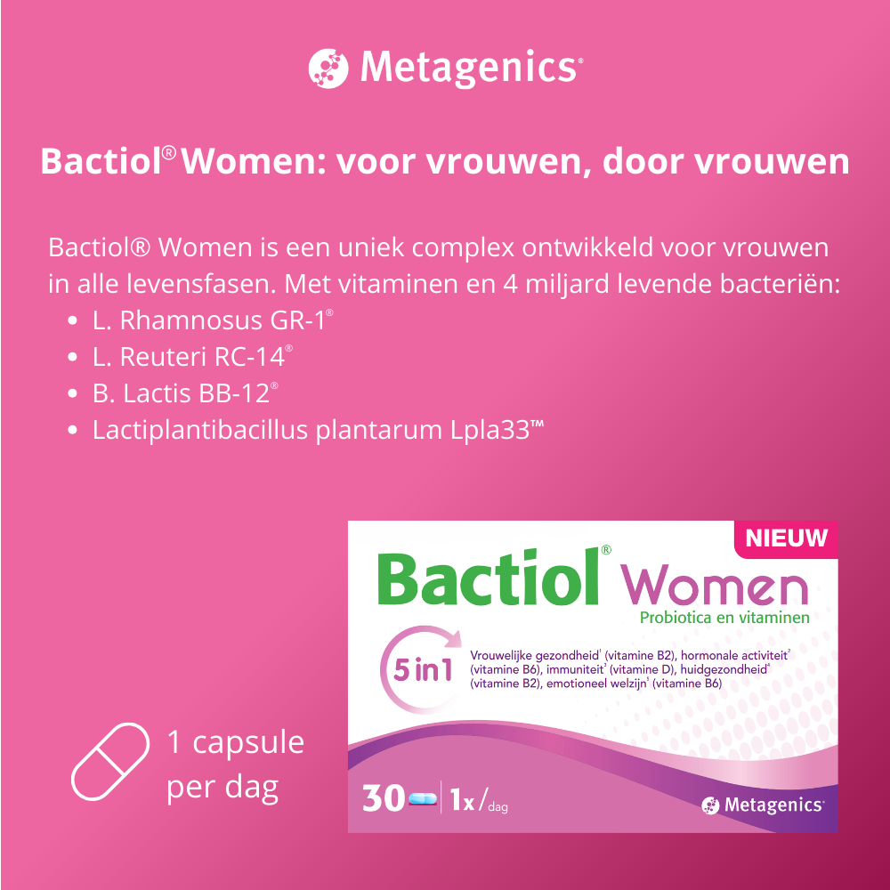 Metagenics Bactiol women 30 capsules
