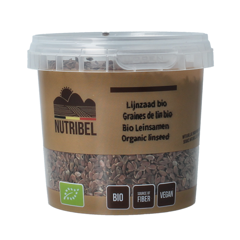 Nutribel Lijnzaad heel bio 200 gram