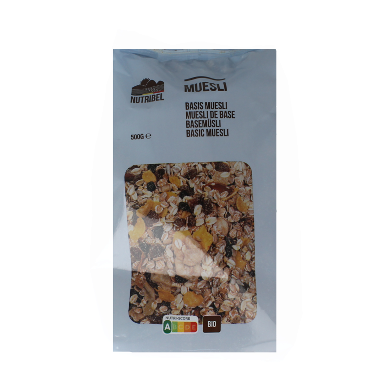 Nutribel Muesli basis bio 500 gram
