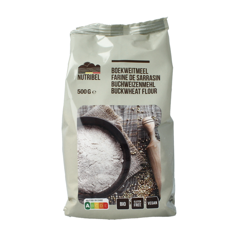 Nutribel Boekweitmeel glutenvrij bio 500 gram