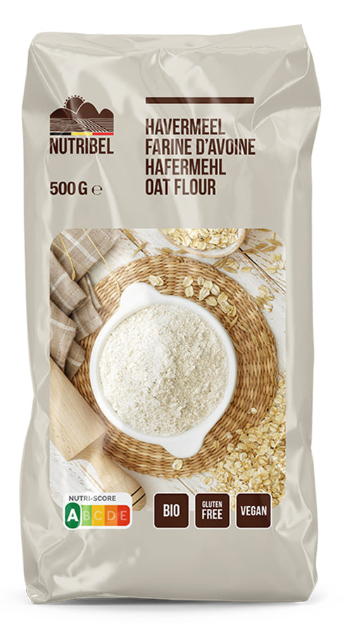Nutribel Havermeel glutenvrij bio 500 gram