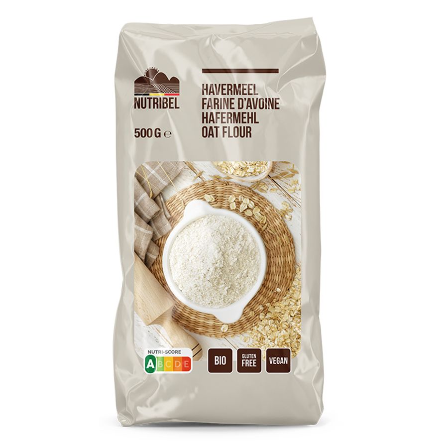 Nutribel Havermeel glutenvrij bio 500 gram