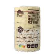 Nutribel Rijstwafels zonder zout glutenvrij bio 100 gram