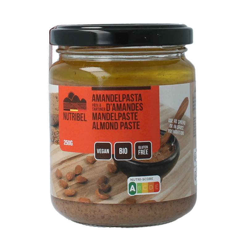Nutribel Amandelpasta bio 250 gram
