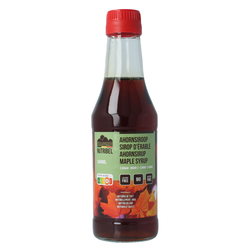 Nutribel Ahornsiroop graad C  bio 240 ml