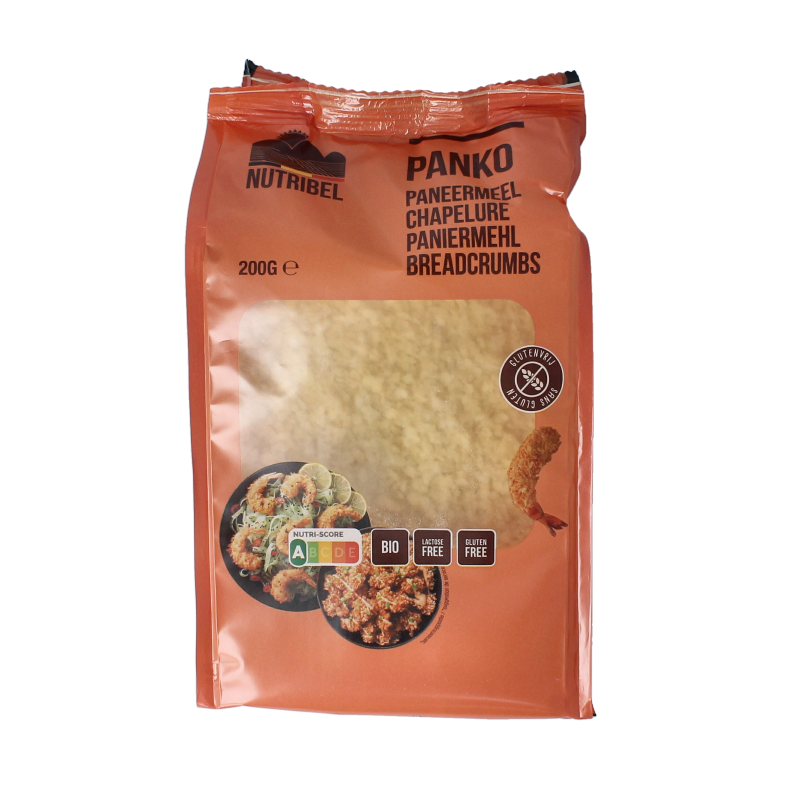 Nutribel Panko paneermeel glutenvrij bio 200 gram