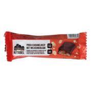 Nutribel Pinda karamel reep melkchocolade bio 40 gram