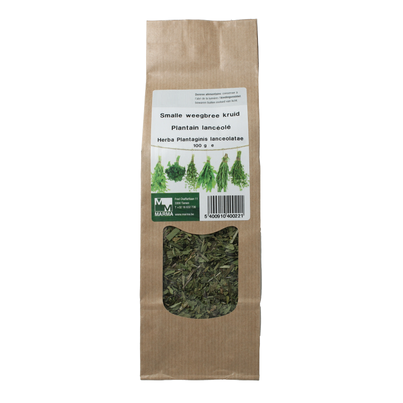 Marma Smalle weegbree kruid 100 gram