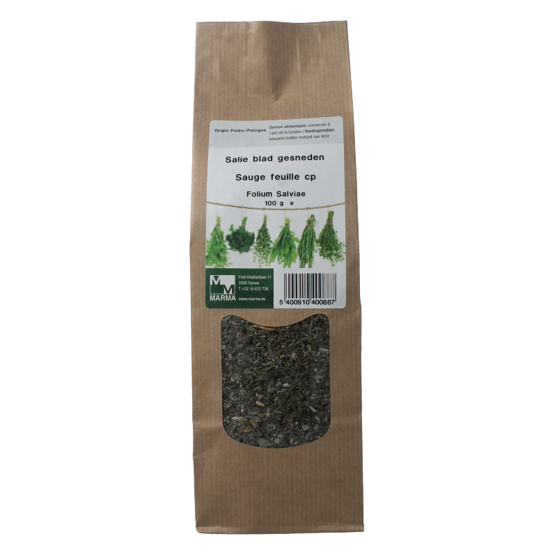 Marma Salie blad gesneden 100 gram