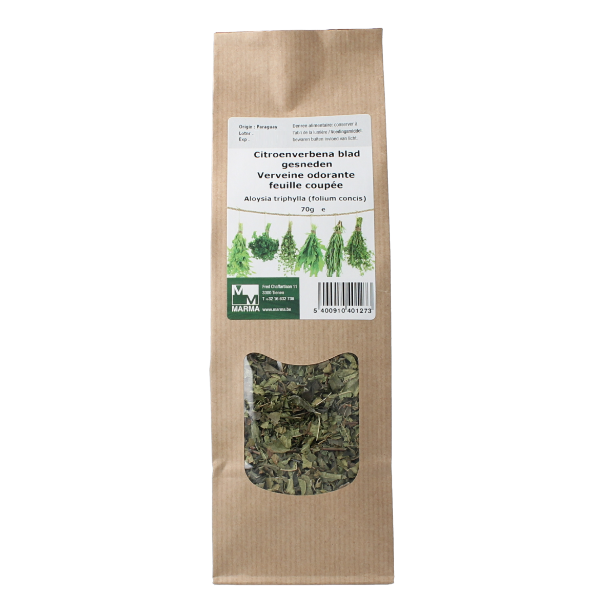 Marma Ijzerhard kruid geurig blad ge 70 gram