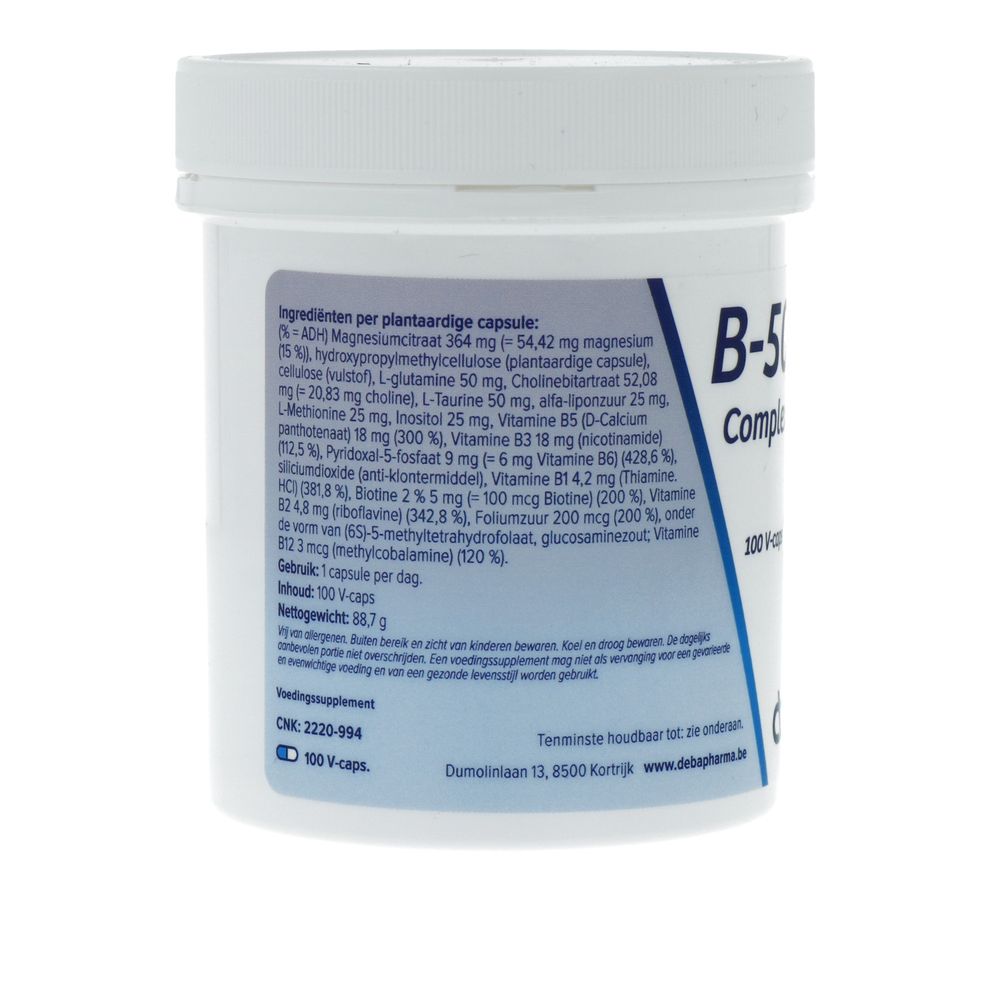 Deba Pharma B-50 Complex 100 vcaps