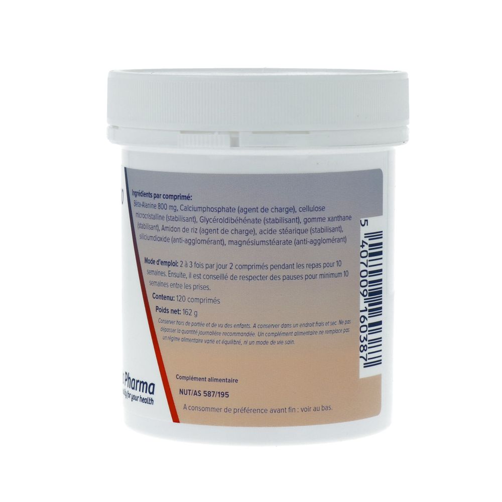 Deba Pharma Beta-Alanine 800 mg 120 tabletten