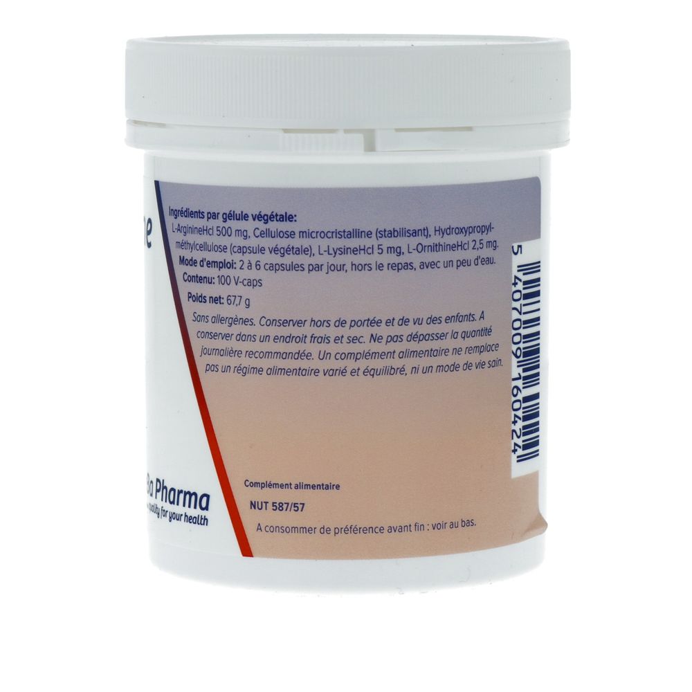 Deba Pharma L-Arginine 100 vcaps