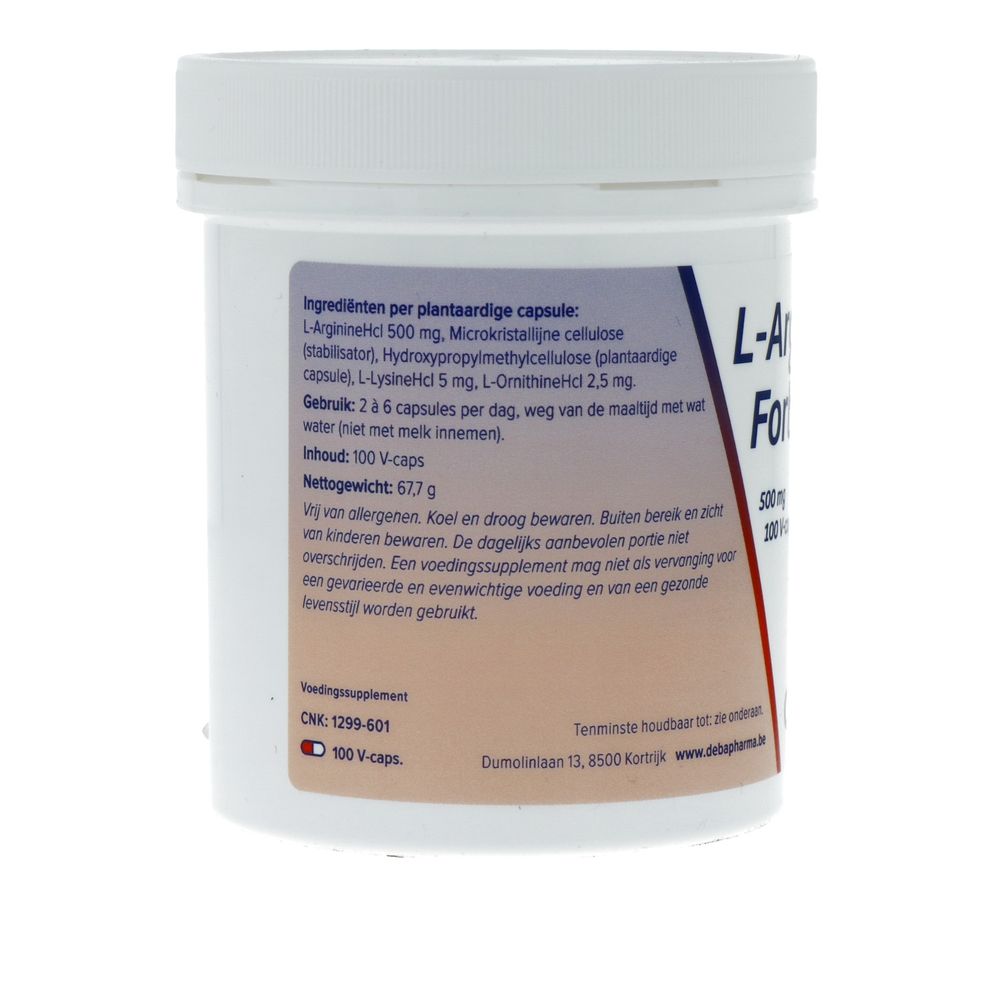 Deba Pharma L-Arginine 100 vcaps