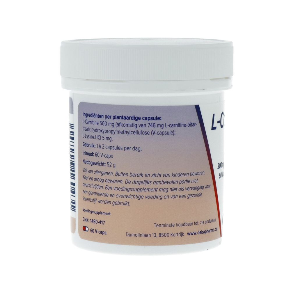 Deba Pharma L-Carnitine 60 vcaps