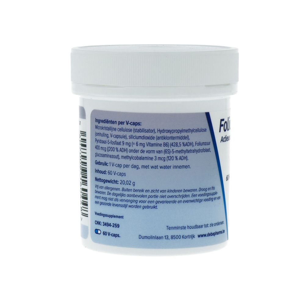 Deba Pharma Folium-Aktief 60 vcaps