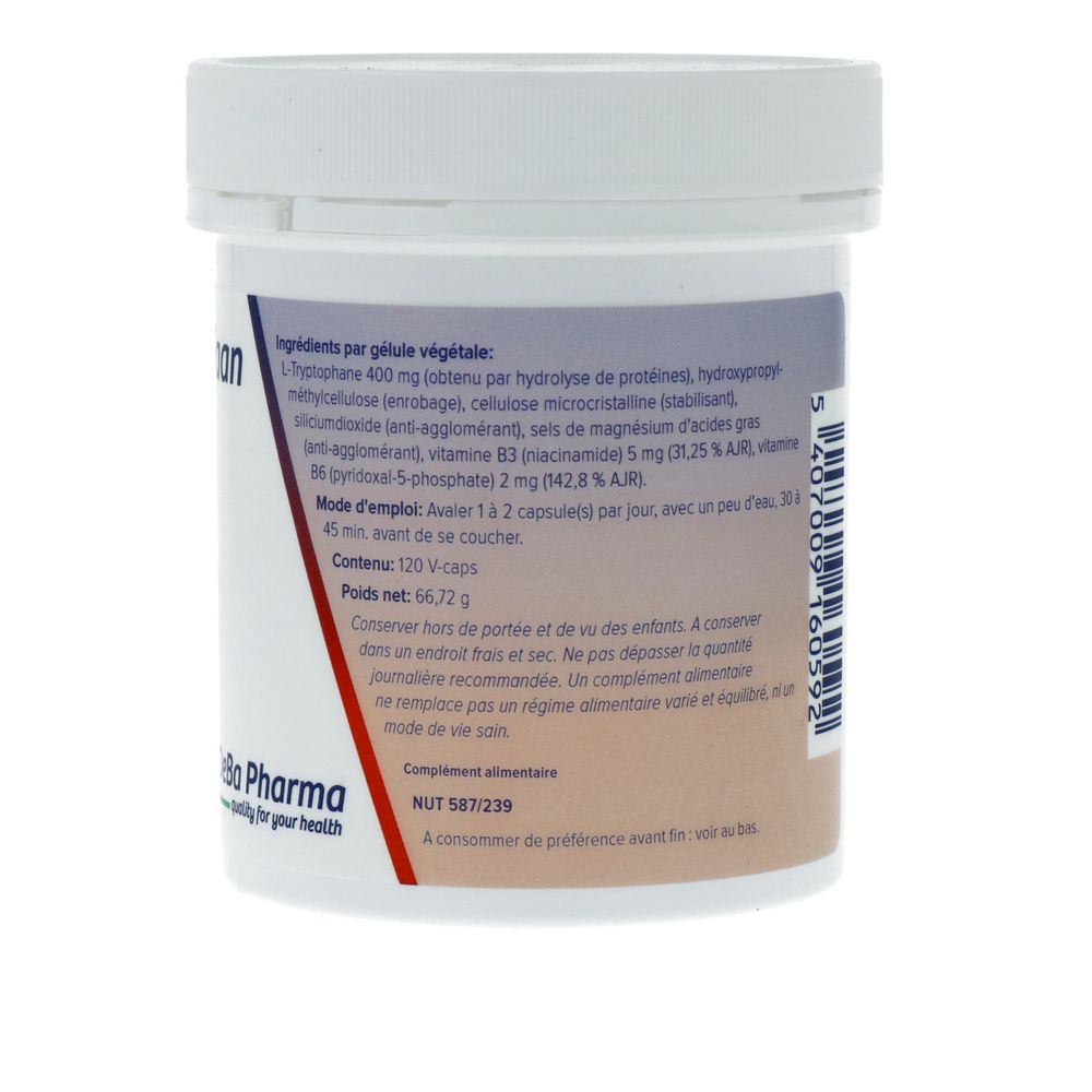 Deba Pharma L-Tryptofaan 120 vcaps
