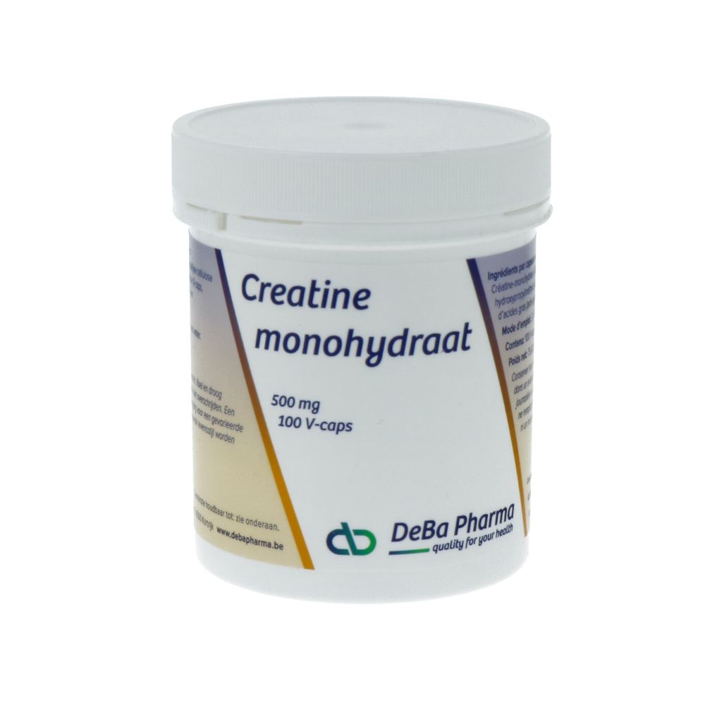 Deba Pharma Creatine Monohydraat 500 mg 100 vcaps