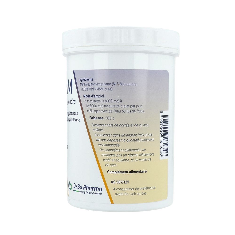 Deba Pharma Msm 500 gram