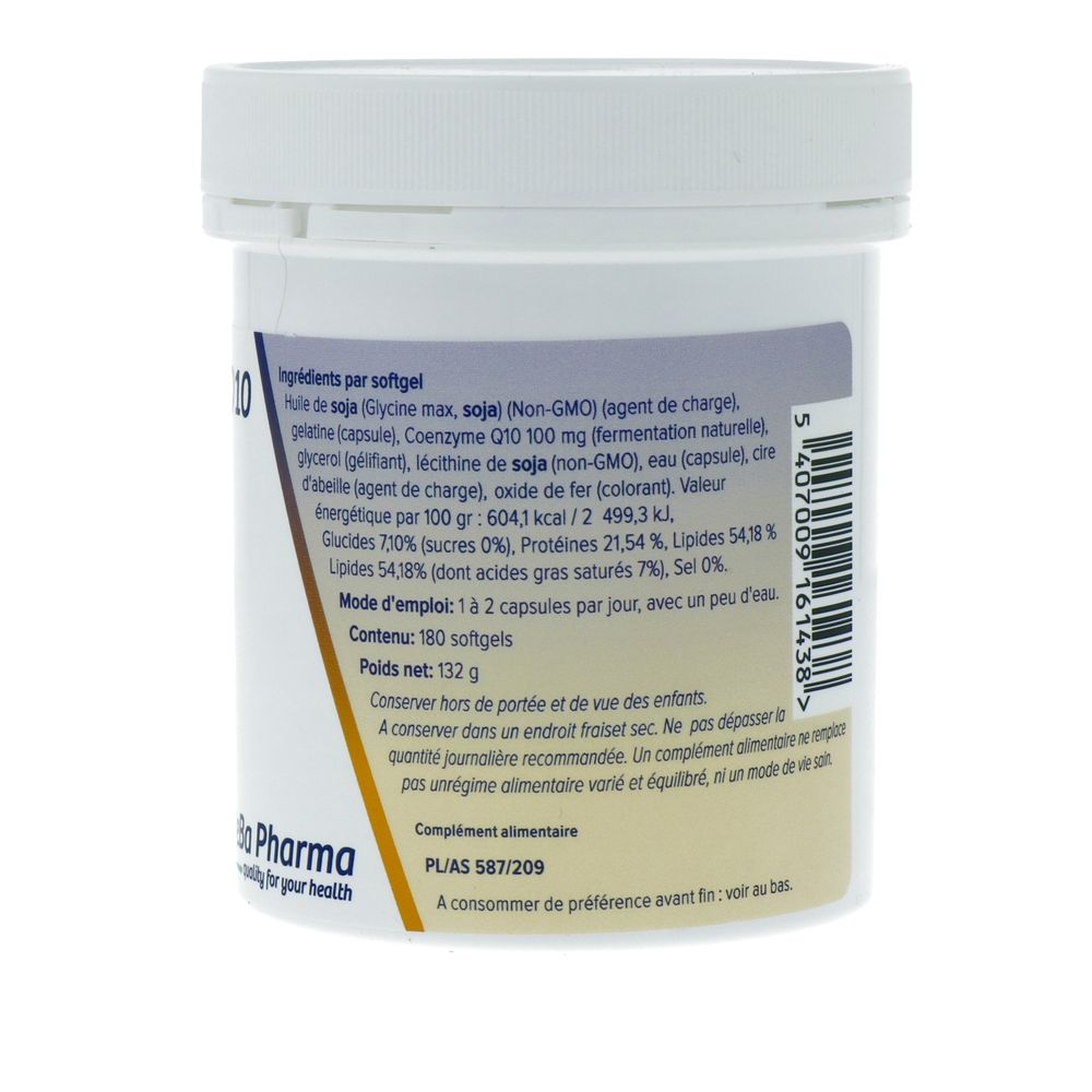 Deba Pharma Q-10 100 mg 180 softgels