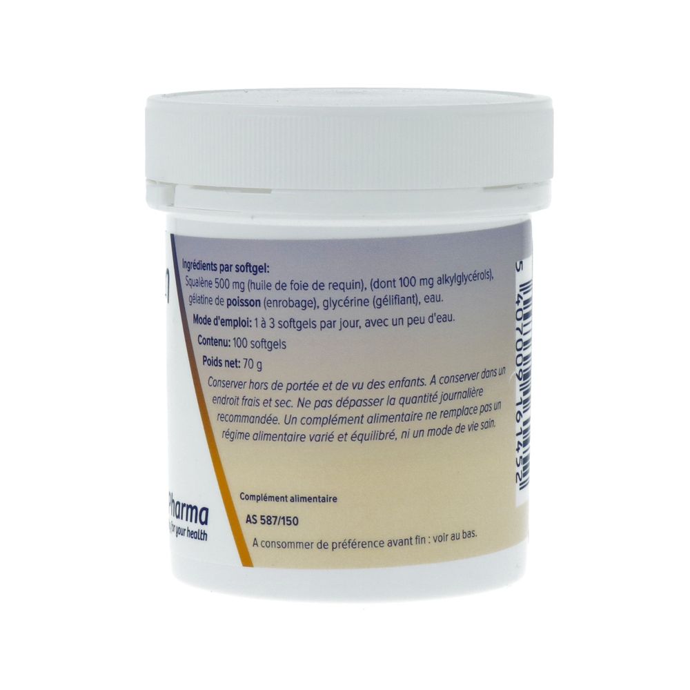 Deba Pharma Squaleen 500 mg 100 softgels