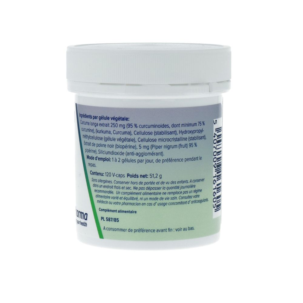 Deba Pharma Curcuma 250 mg 120 vcaps