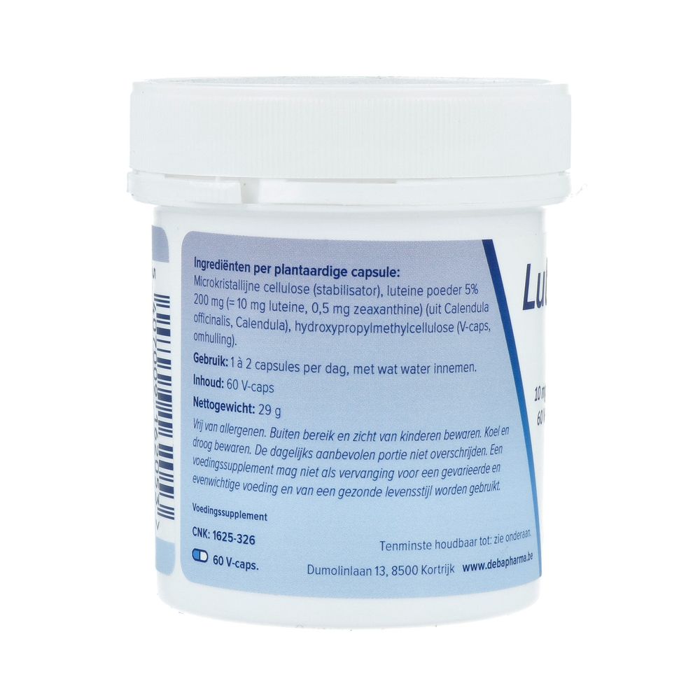 Deba Pharma Luteïne 10 mg 60 vcaps