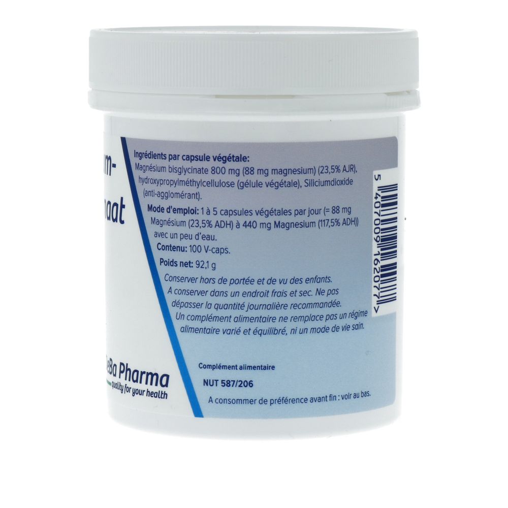 Deba Pharma Magnesiumbisglycinaat 800 mg 100 vcaps