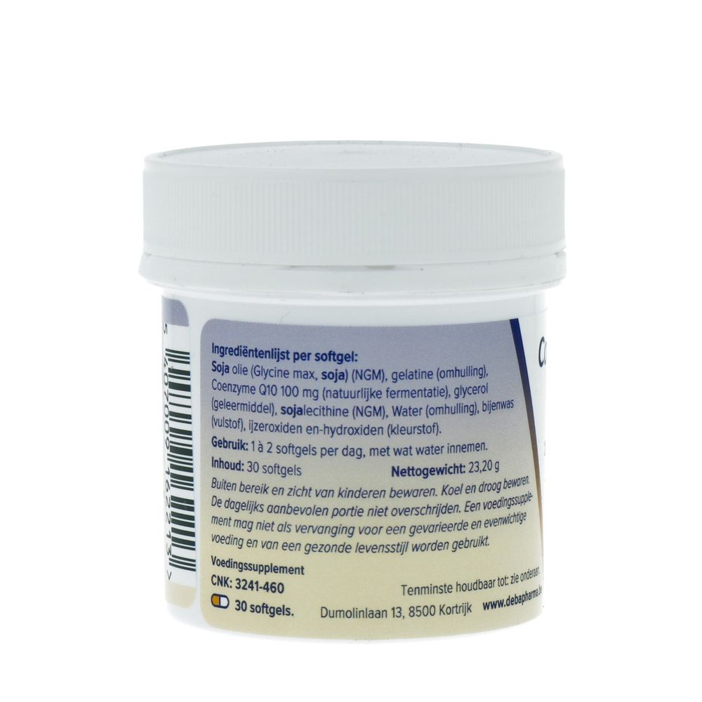 Deba Pharma Q-10 100 mg 30 softgels