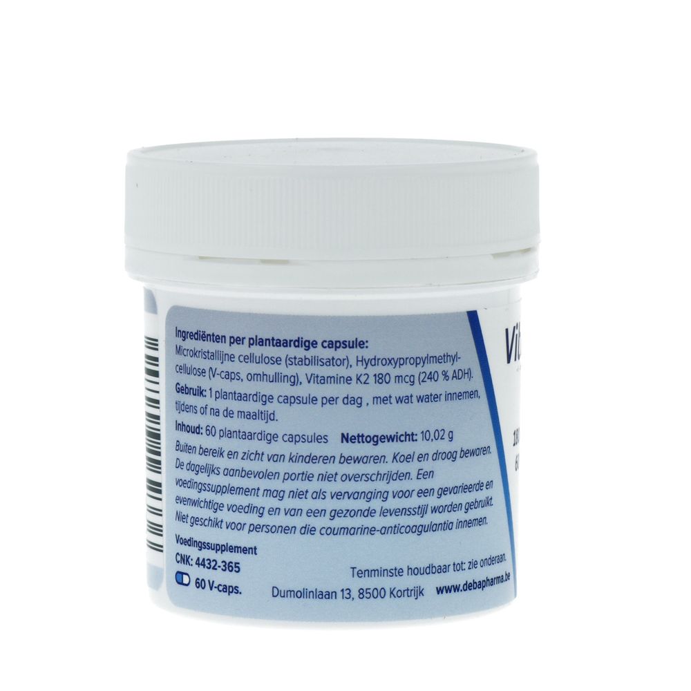 Deba Pharma K2 180 mcg 60 vcaps