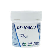 Deba Pharma D3-1000 IE 25 mcg 120 softgels