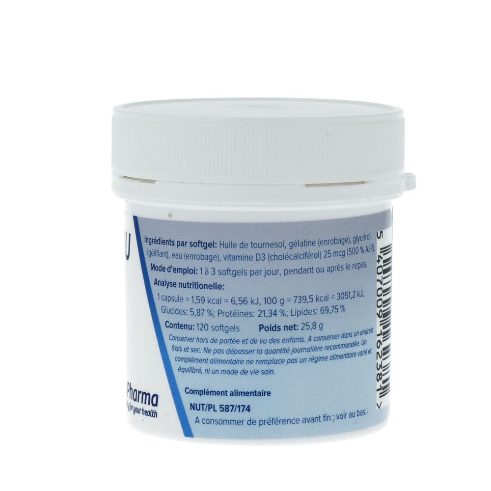 Deba Pharma D3-1000 IE 25 mcg 120 softgels