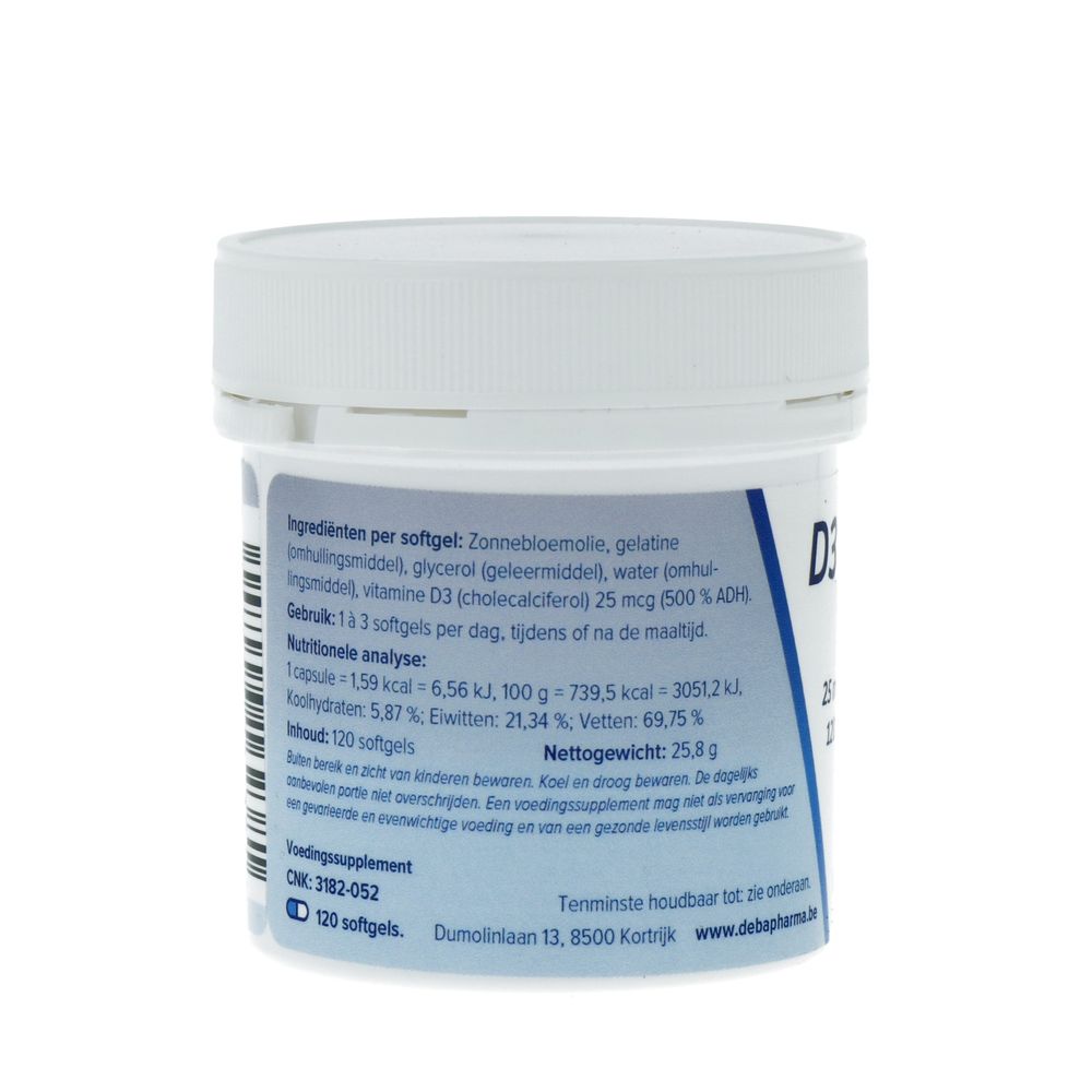 Deba Pharma D3-1000 IE 25 mcg 120 softgels