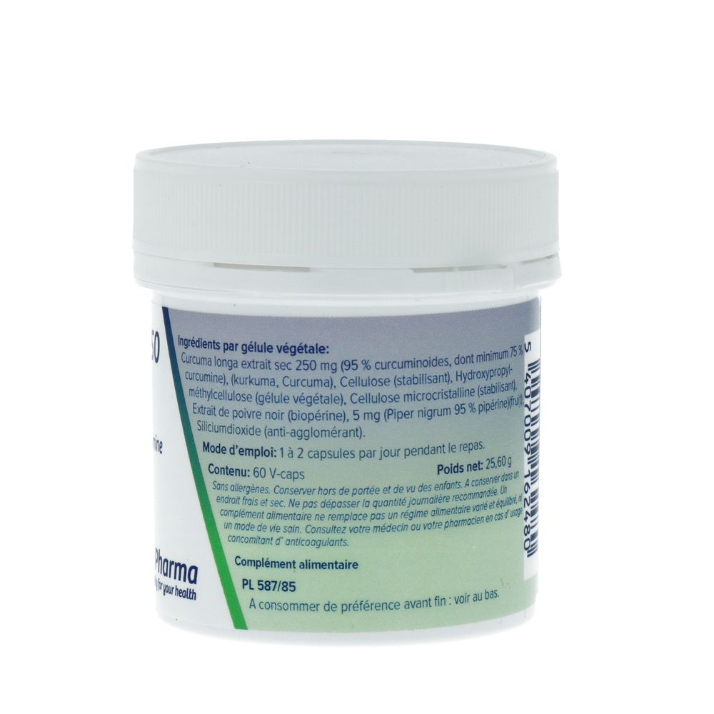 Deba Pharma Curcuma 250 mg 60 vcaps