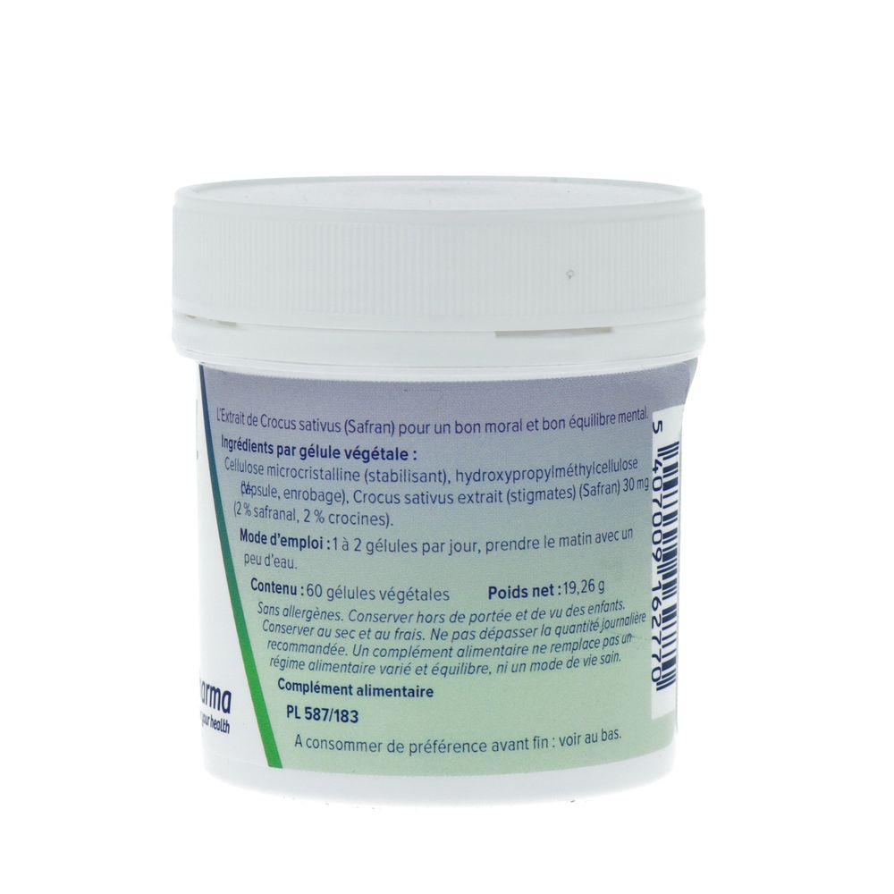 Deba Pharma Safranal -Forte 30 mg 60 vcaps