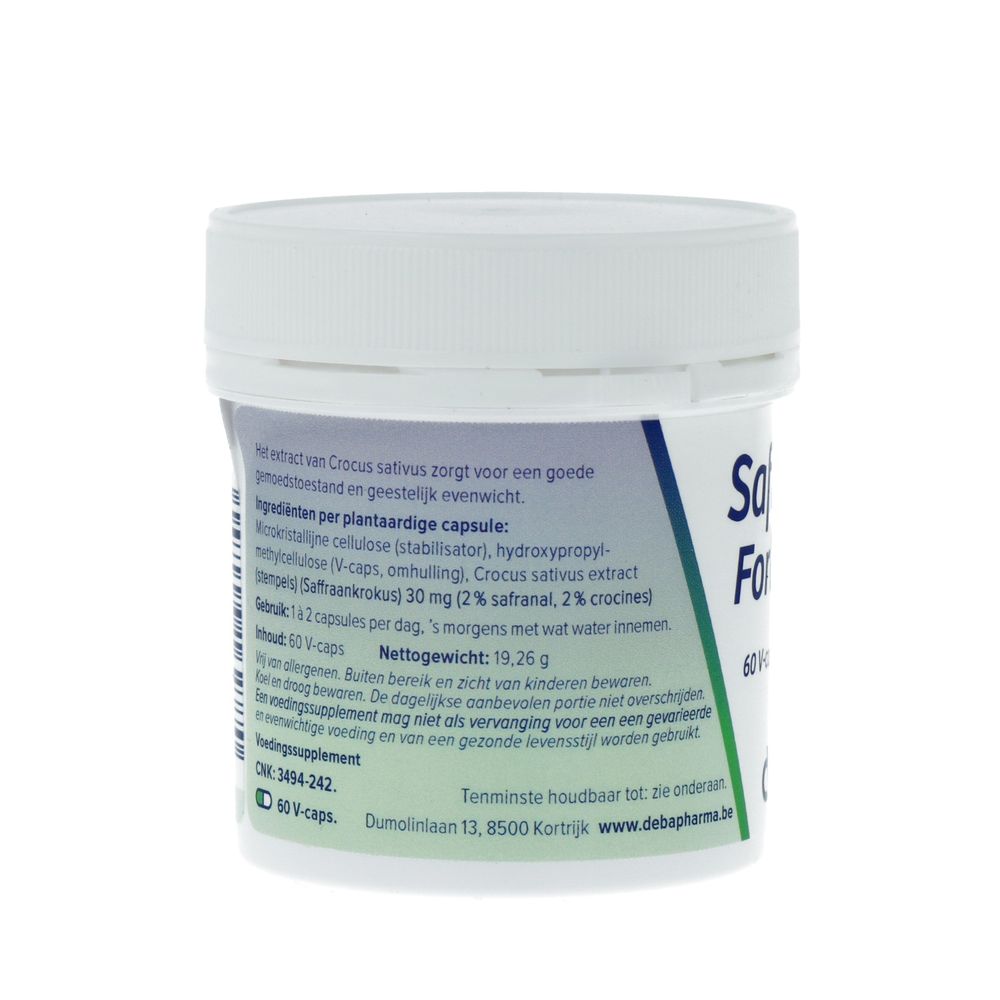 Deba Pharma Safranal -Forte 30 mg 60 vcaps