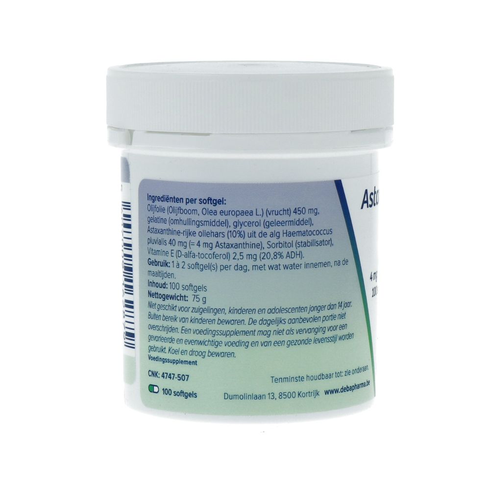 Deba Pharma Astaxanthine 4 mg 100 softgels