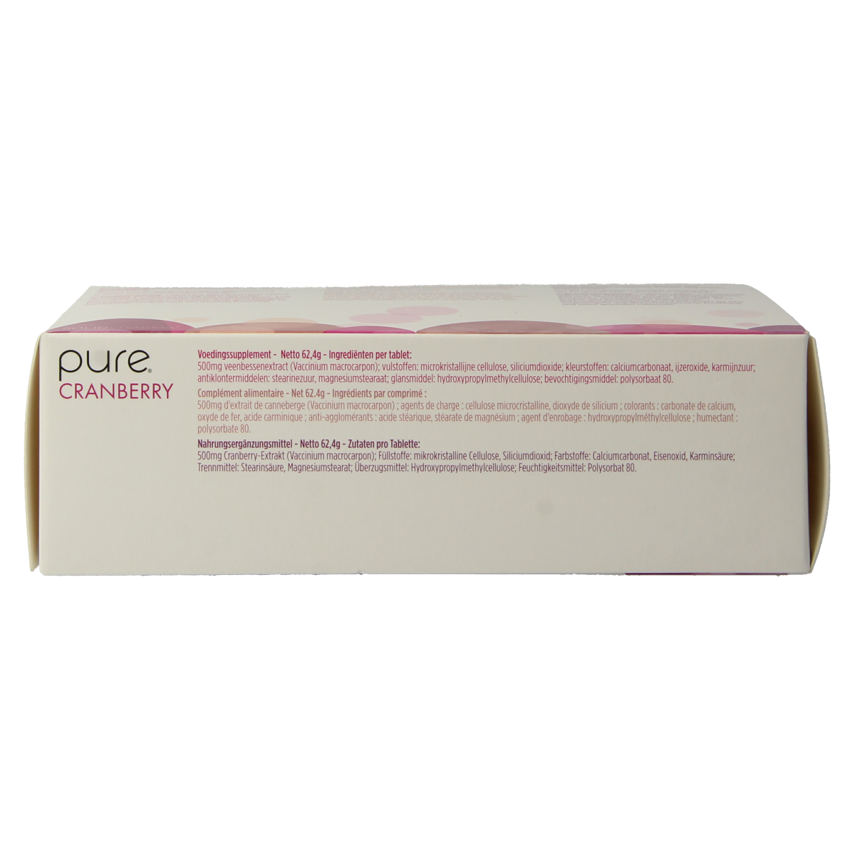 Pure Cranberry 500 mg 60 tabletten