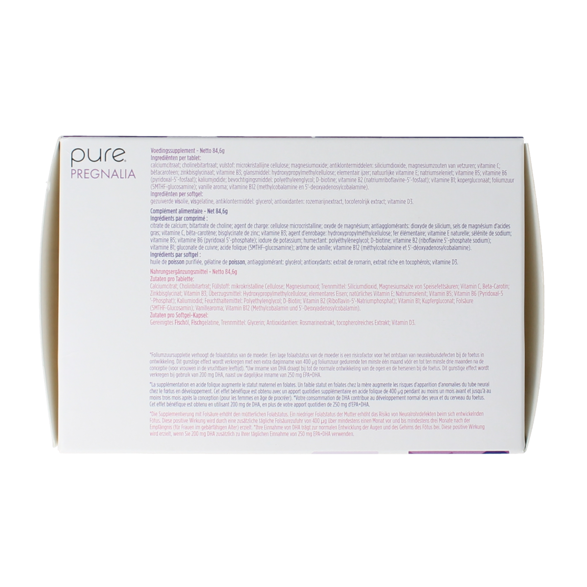 Pure Pregnalia 60 stuks