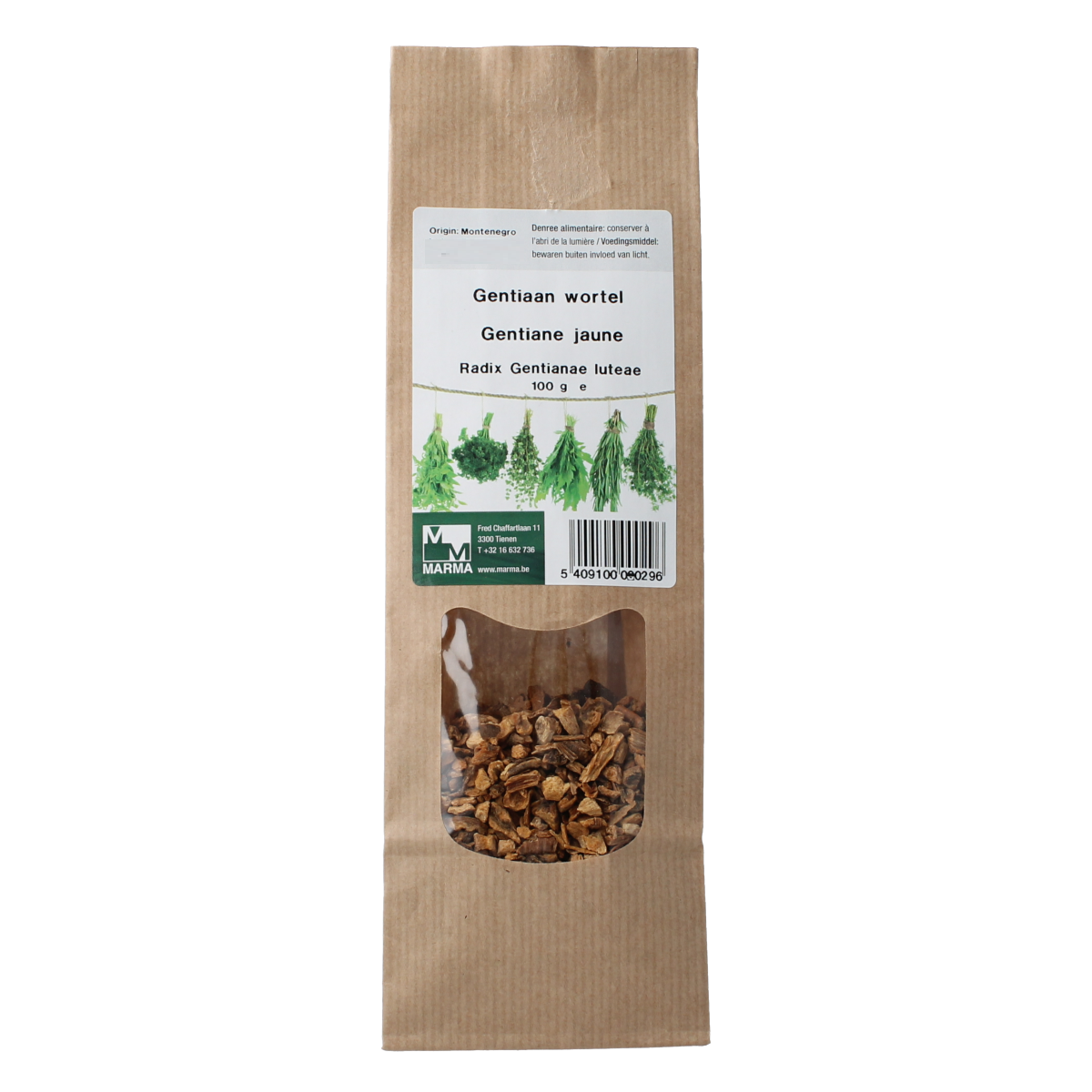 Marma Gentiaan wortel 100 gram