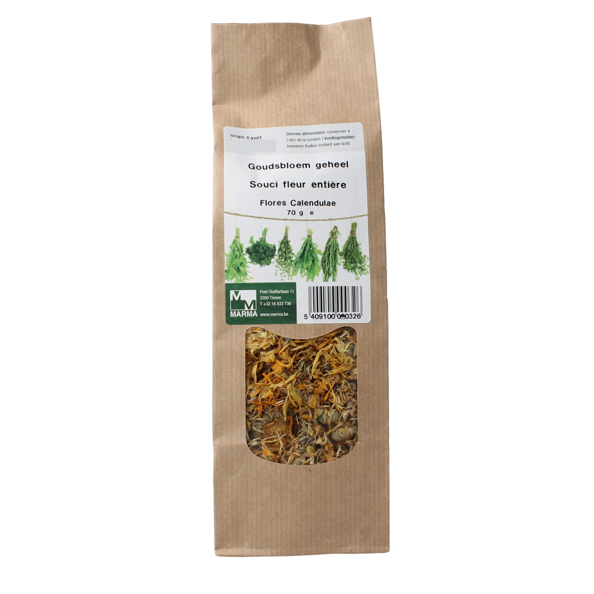 Marma Goudsbloem geheel 70 gram