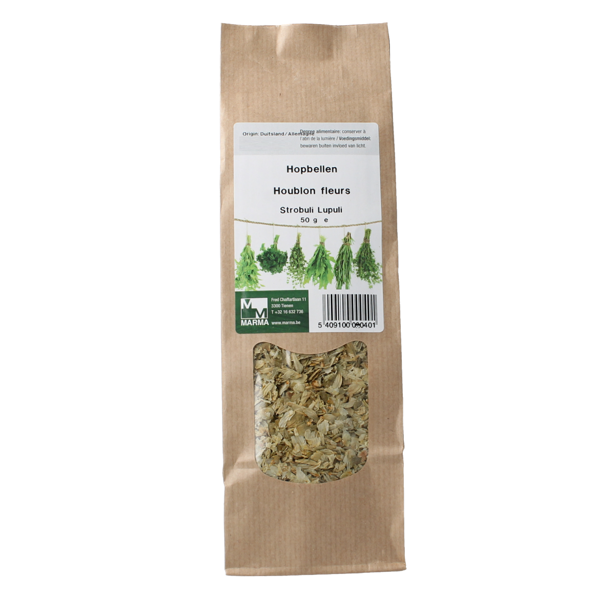 Marma Hopbellen gesneden 50 gram