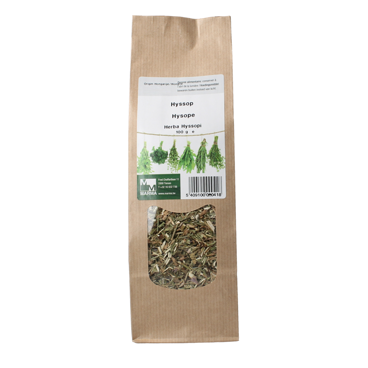 Marma Hyssop gesneden 100 gram
