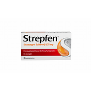 Strepfen Furbiprofen Sinaasappel Suikervrij Zuigtabletten 8 tb