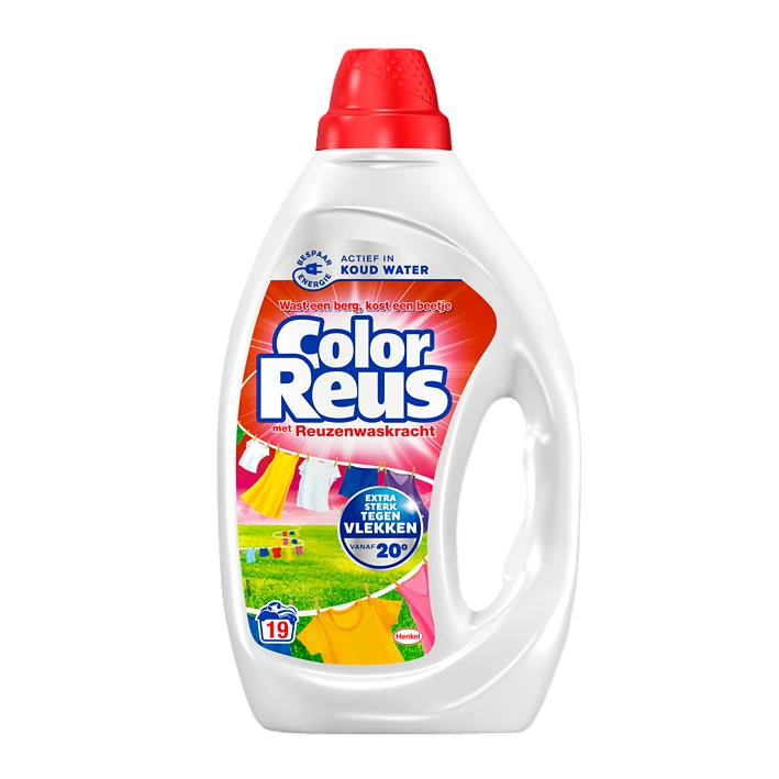 Color Reus Vloeibaar Wasmiddel 19 Wasbeurten 855 ml - Witte Reus