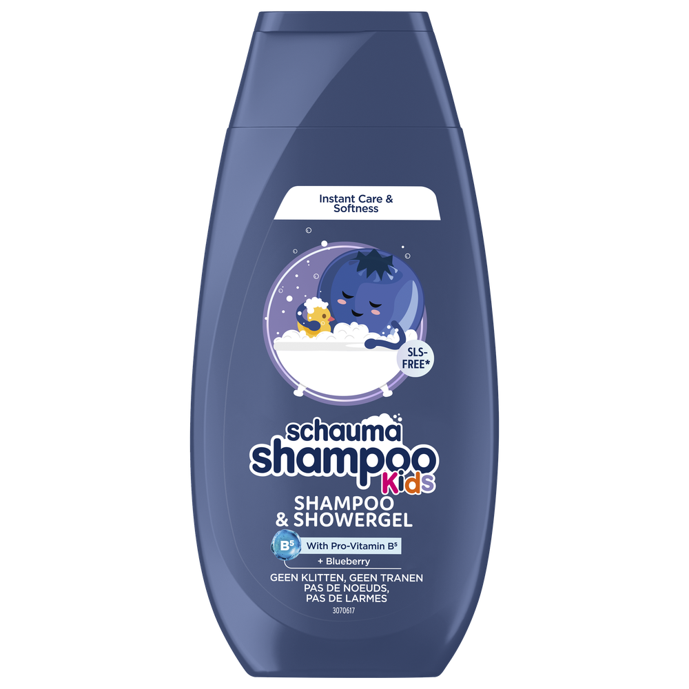 Schwarzkopf Schauma Kids Bosbessen Shampoo & Douchegel 250 ml