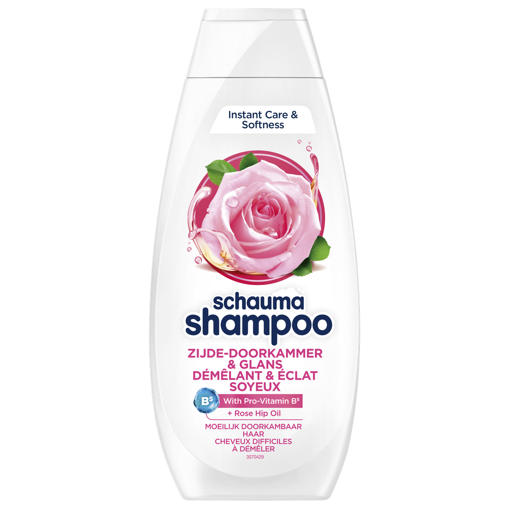 Schwarzkopf Schauma Zijde-doorkammer & Glans Shampoo 400 ml