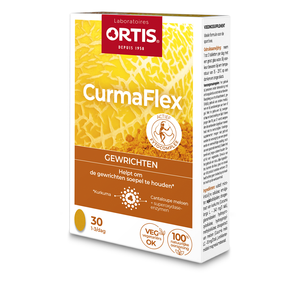 Ortis Curmaflex Kurkuma Meloen Tabletten 30 tabletten