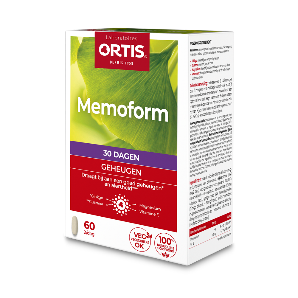 Ortis Memoform Geheugen Tabletten